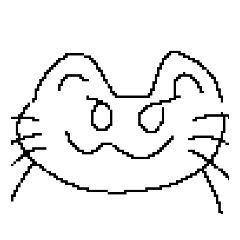 [LINEスタンプ] ドット猫ハムスタンプ