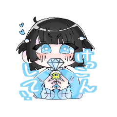 [LINEスタンプ] もえそでジャージちゃん！