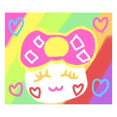 [LINEスタンプ] 可愛いりぼん姫ちゃん