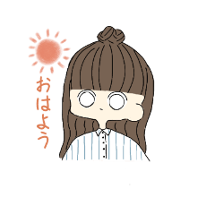 [LINEスタンプ] コミュ力ない子が文字で伝えるスタンプ