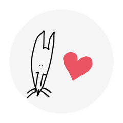 [LINEスタンプ] 手書きミニピン