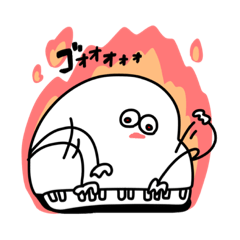 [LINEスタンプ] ピアノ頑張るピアノたん！