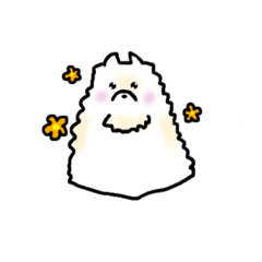 [LINEスタンプ] しろポメなっちゃん