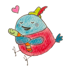 [LINEスタンプ] ピンクロビン リアクションスタンプ