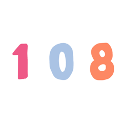 [LINEスタンプ] 108スタンプ！
