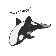 [LINEスタンプ] whale friends