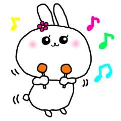 [LINEスタンプ] うさことかわいい仲間たち