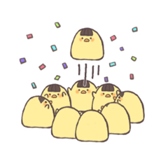 [LINEスタンプ] ぱっつんひよこ