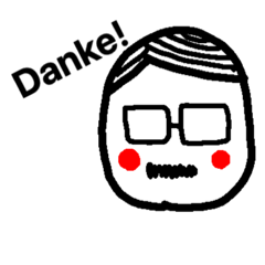 [LINEスタンプ] ドイツ語合唱部おじさん