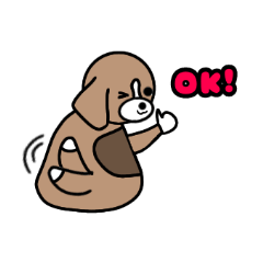 [LINEスタンプ] わんこの日常(ハッピー 楽しい 悲しい )