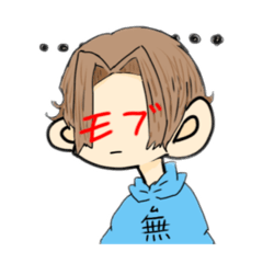 [LINEスタンプ] モブ君ってしってる？