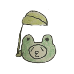 [LINEスタンプ] かえるおじさん