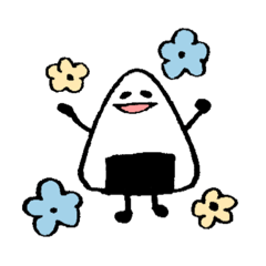[LINEスタンプ] おにぎり ぼうや