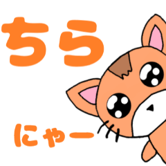 [LINEスタンプ] キラキラ目のネコ 敬語