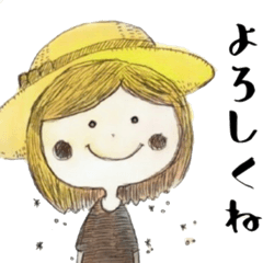 [LINEスタンプ] がんばれ！ぼうしちゃん！