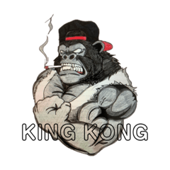 [LINEスタンプ] kingkong baseball