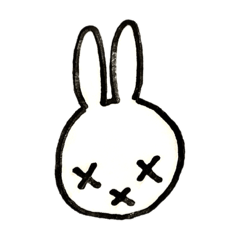 [LINEスタンプ] だめうさちゃんねる