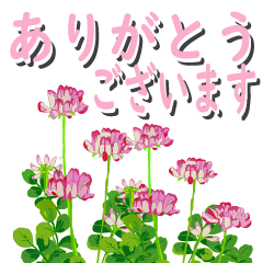 [LINEスタンプ] 花で咲かせる丁寧会話2の画像（メイン）