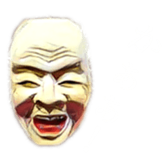 [LINEスタンプ] 能面シリーズ！