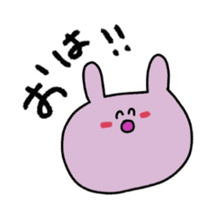 [LINEスタンプ] べそうさぎ