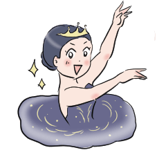 [LINEスタンプ] バレエキャラクタースタンプ