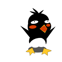 [LINEスタンプ] 割と動くペンギンさん