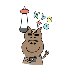 [LINEスタンプ] ウマのりくん。3