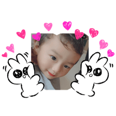 [LINEスタンプ] ゲン＆まなみ