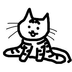 [LINEスタンプ] ねこ, ニャーニャー