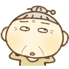 [LINEスタンプ] 表情で伝えるおかん