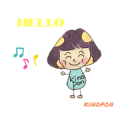 [LINEスタンプ] kinopon villege Ⅱ