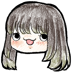 [LINEスタンプ] 何者にもなれない女の子のスタンプ