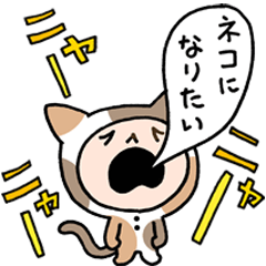 [LINEスタンプ] ネコ活