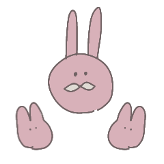 [LINEスタンプ] うさぎのぬ2