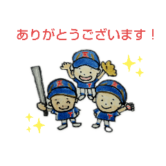 [LINEスタンプ] 野球とイチダイさん