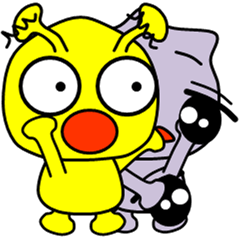 [LINEスタンプ] PIYOTARO FRIENDS エイリアン スタンプ 2