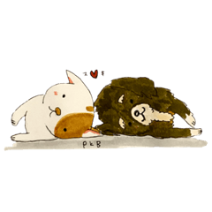 [LINEスタンプ] PとB