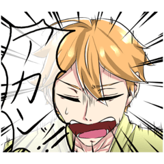[LINEスタンプ] 糸目な関西弁boy