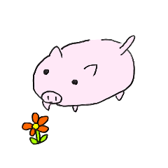 [LINEスタンプ] ぶたのぶうちゃん