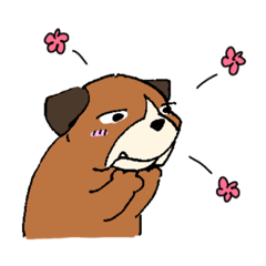 [LINEスタンプ] むっちりほのぼのなボクサー様の画像（メイン）