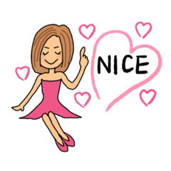 [LINEスタンプ] LOVE♡STAMP@CHISATO