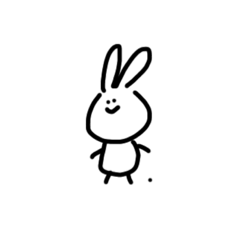 [LINEスタンプ] うさぎねこだす