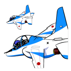 [LINEスタンプ] 空自シリーズ ーブルーインパルス＃2ー