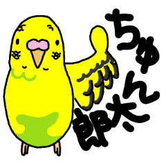 [LINEスタンプ] インコのちゅん太郎