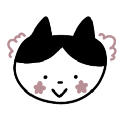 [LINEスタンプ] まえがみのあるねこ〜きほんのき〜