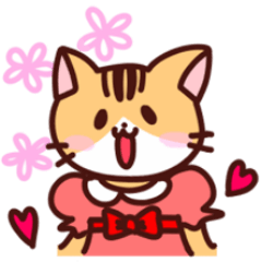 [LINEスタンプ] キジトラ猫♪