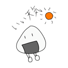 [LINEスタンプ] おにぎしの日常